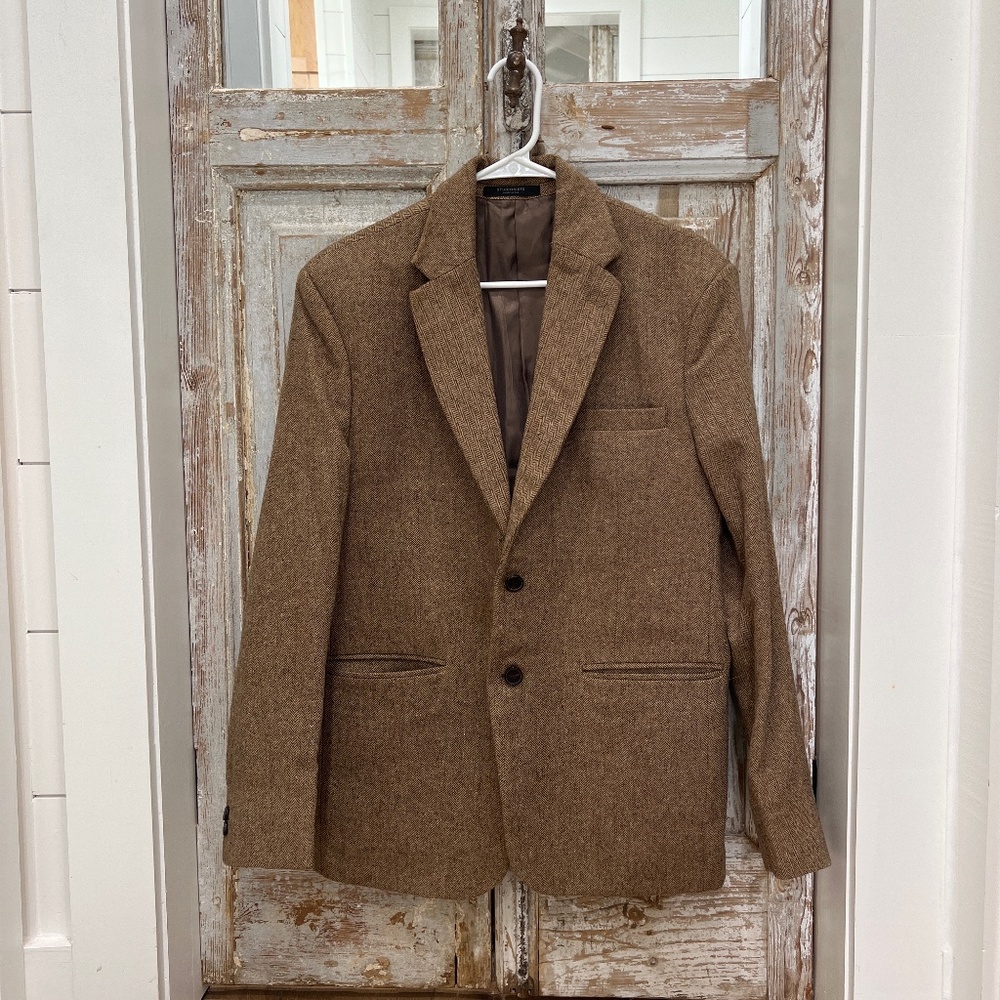 Brown Twill Coat